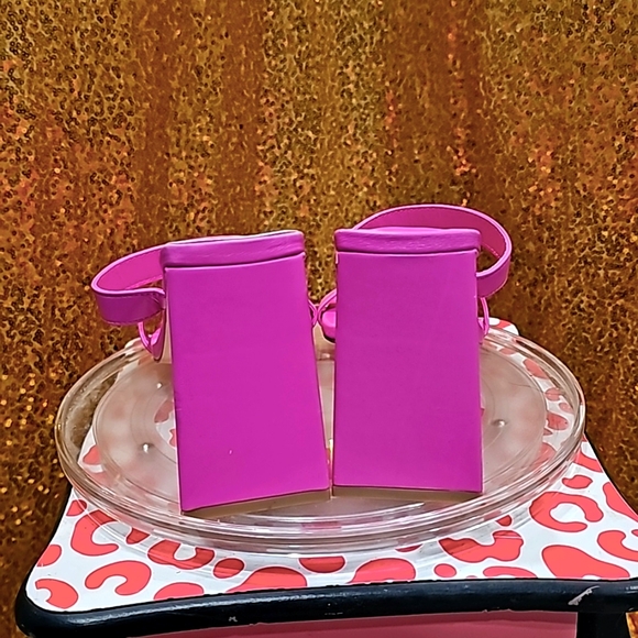 A BamBoo Like New Pink Heels size 10 - Picture 4 of 9